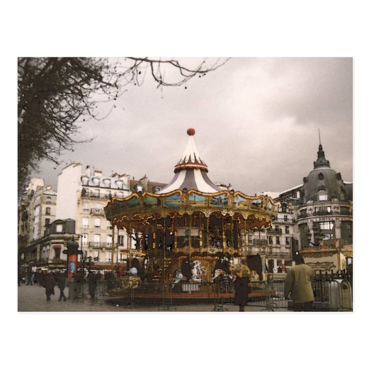 Carte Postale Paris le manège