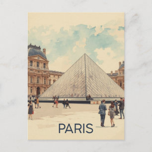 Carte Postale Paris Louvre