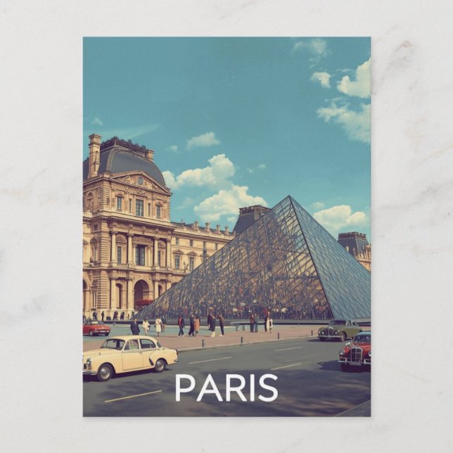 Carte Postale Paris Louvre (Devant)