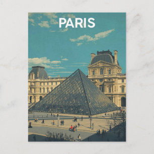 Carte Postale Paris Louvre