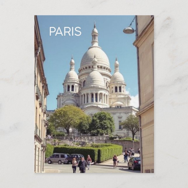 Carte Postale Paris Montmartre (Devant)