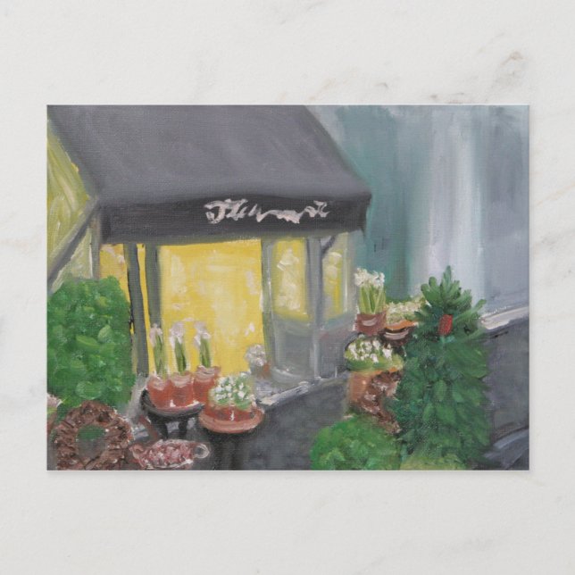 Carte Postale "Paris shopping aux chandelles" (Devant)