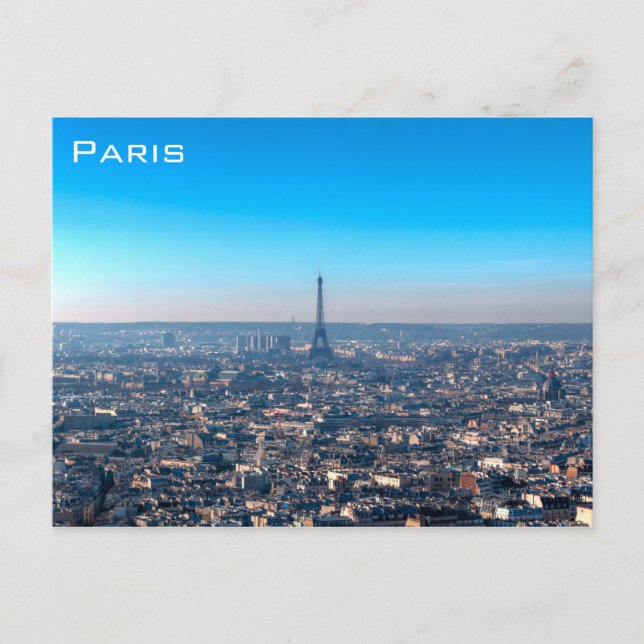 Carte Postale Paris Skyline (Devant)