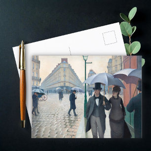 Carte Postale Paris Street ; Rainy Day by G. Caillebotte, Art