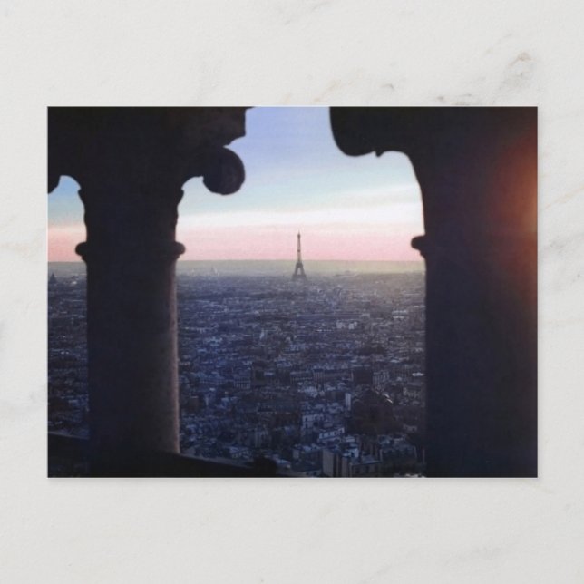 Carte postale Paris Sunset (Devant)