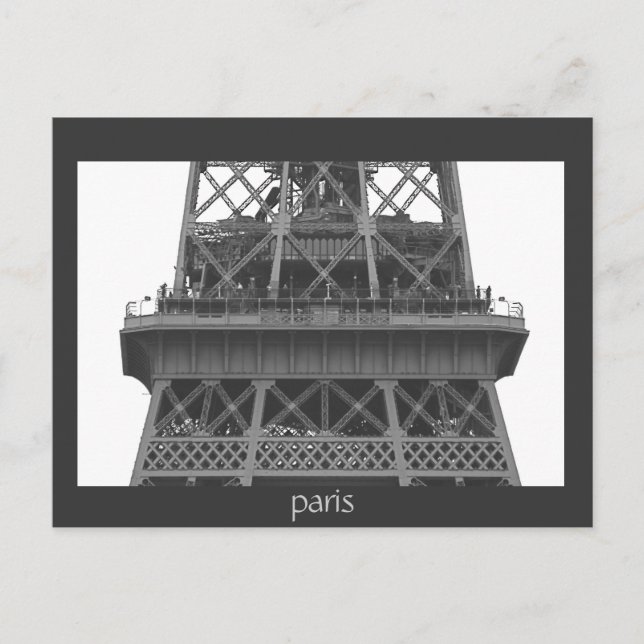 Carte Postale Paris : Tour Eiffel (Devant)