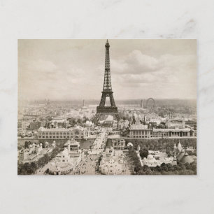 Carte Postale Paris : Tour Eiffel, 1900