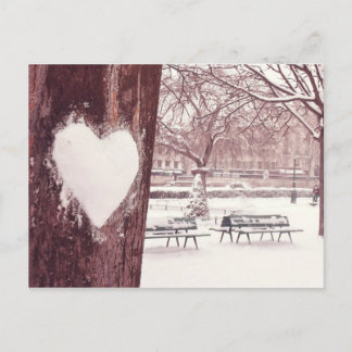 Carte Postale Paris, ville de l'amour (Jardins Notre-Dame)