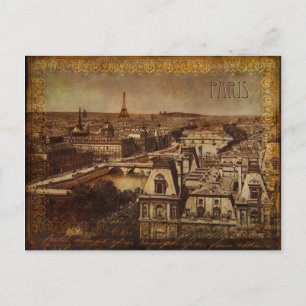 Carte postale Paris vintage