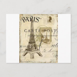 Carte Postale Paris Vintage