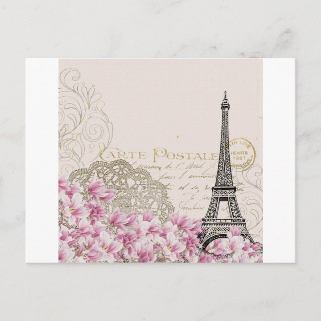 Carte Postale Paris vintage (Devant)