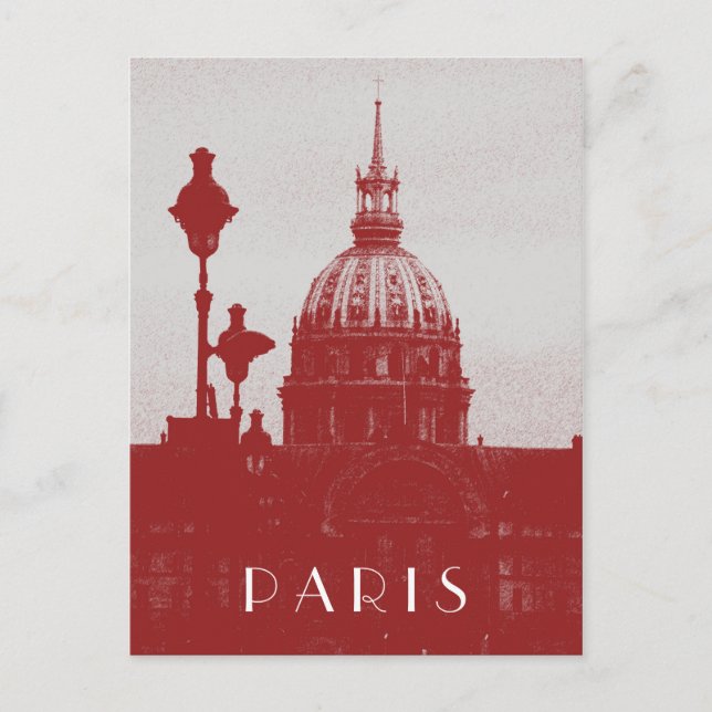 Carte Postale Paris vintage (Devant)