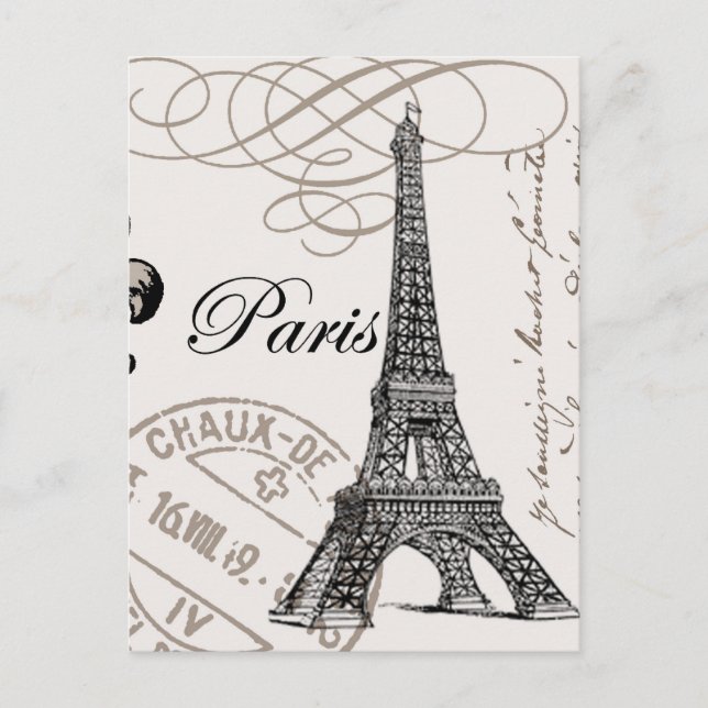 Carte Postale Paris vintage...carte postale (Devant)