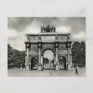 Carte Postale Paris vintage, Etoile, Arc de Triomphe