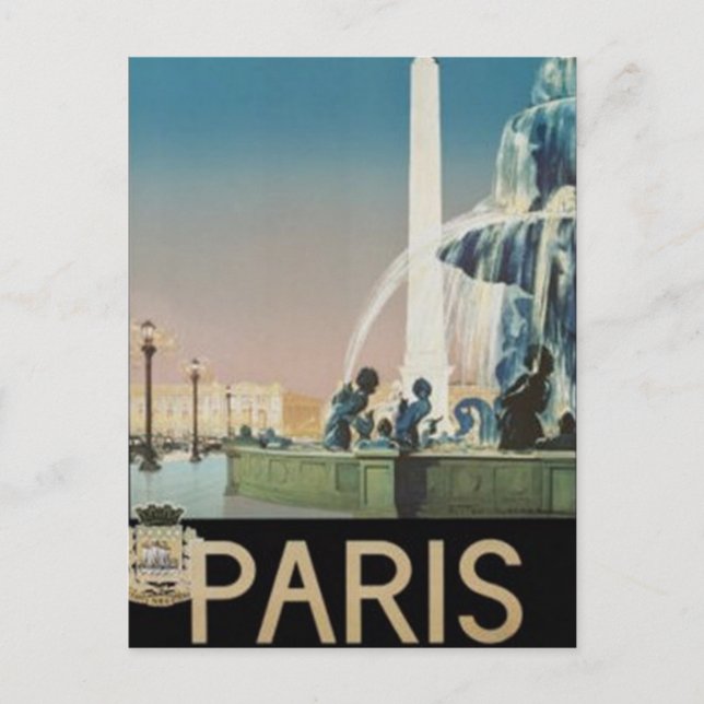 Carte Postale Paris vintage, France - (Devant)