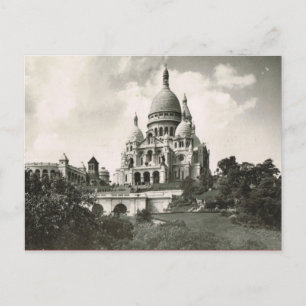 Carte Postale Paris vintage, Montmatre, Sacré Coeur