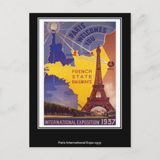 Carte Postale Paris Vintage Postcard