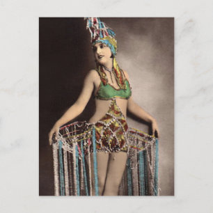 Carte Postale Parisienne Casino Dancer 2