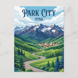 Carte Postale Park City États-Unis