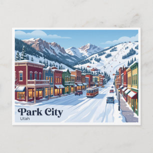 Carte Postale Park City Historic Main Street Utah