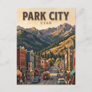 Carte Postale Park City Historic Main Street Utah