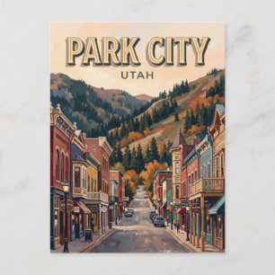 Carte Postale Park City Main Street Utah