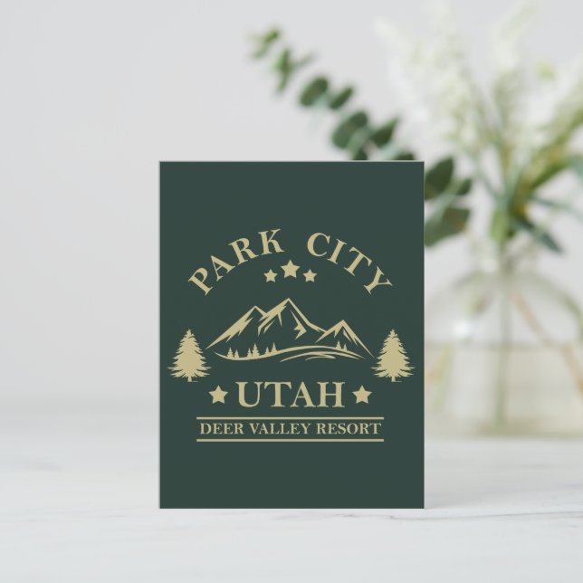Carte Postale Park city Utah (Debout devant)