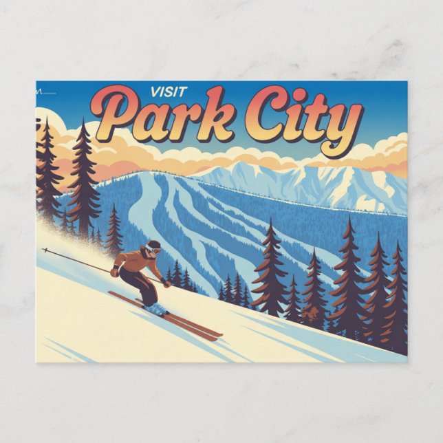 Carte Postale Park City Utah (Devant)