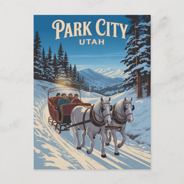 Carte Postale Park City Utah (Devant)