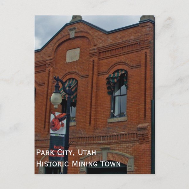 Carte postale Park City Utah Souvenier (Devant)
