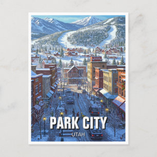 Carte Postale Park City Utah Travel