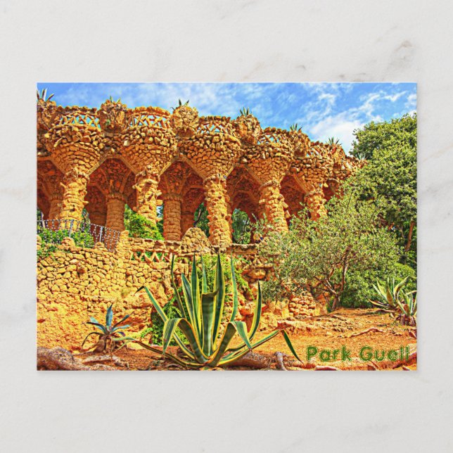 Carte Postale Park Guell (Devant)