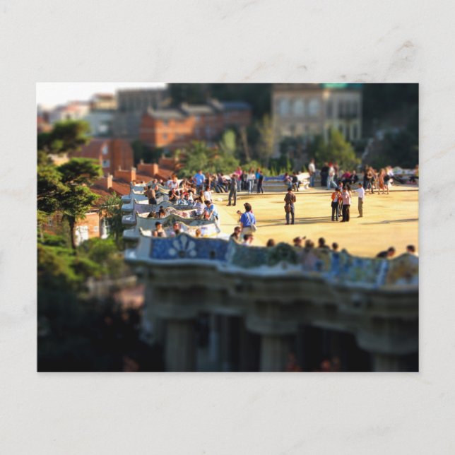 Carte Postale Park Guell (Devant)