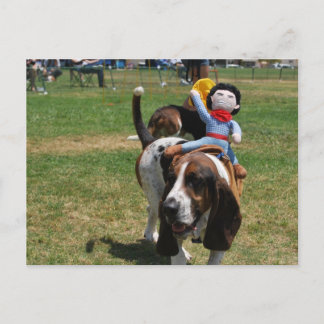 Carte Postale Park the Basset Hound