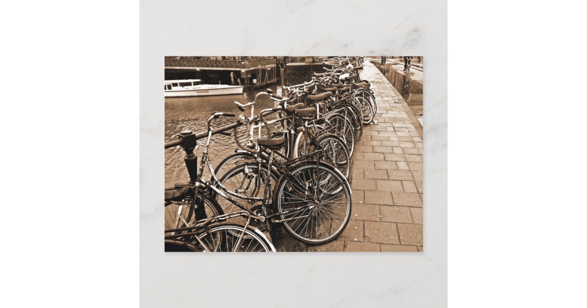 Carte postale décorative Surf & bicycle