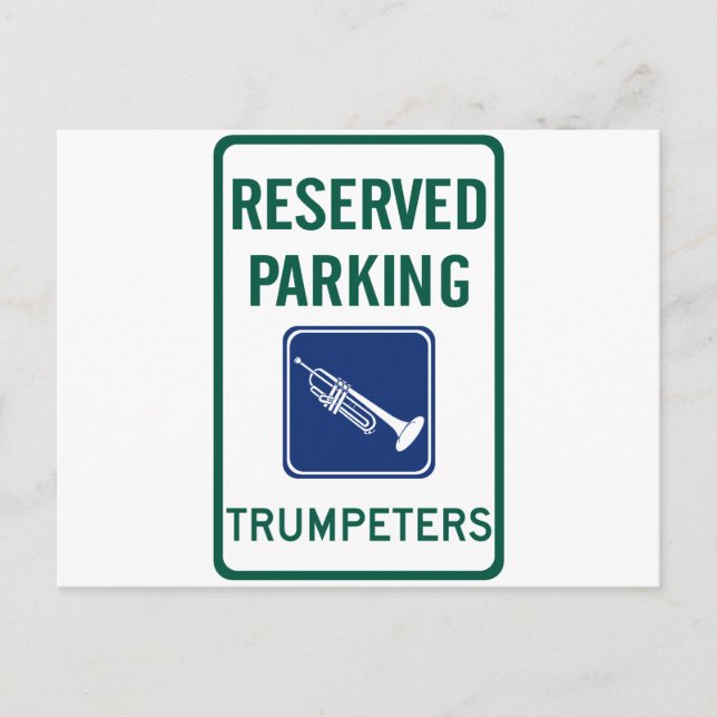 Carte Postale Parking des trompettes (Devant)