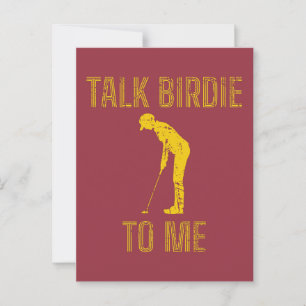 Carte Postale Parle Birdie À Moi Amoureux Du Golf