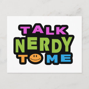 Carte Postale Parle Nerdy