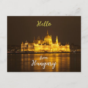 Carte Postale Parlement à Budapest, Hongrie
