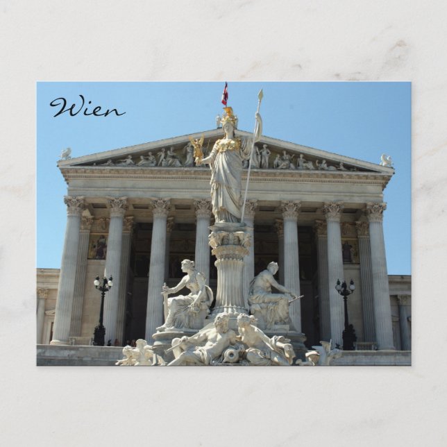 Carte Postale parlement austria wien (Devant)