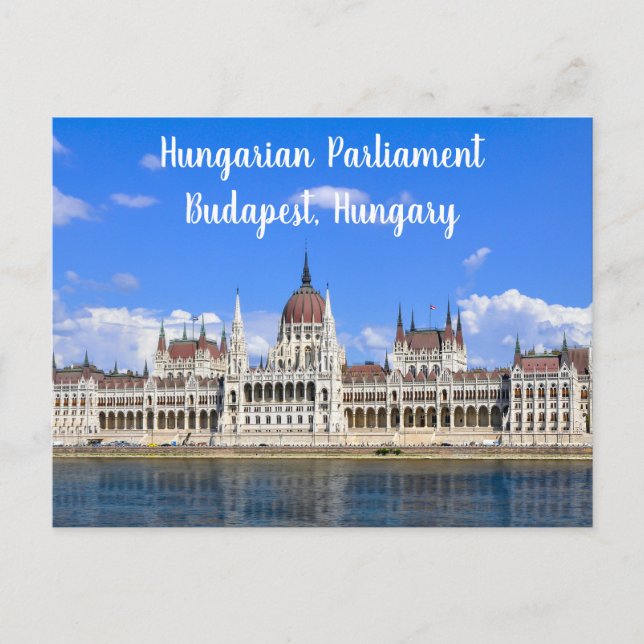 Carte Postale Parlement hongrois sur le Danube – Budapest (Devant)
