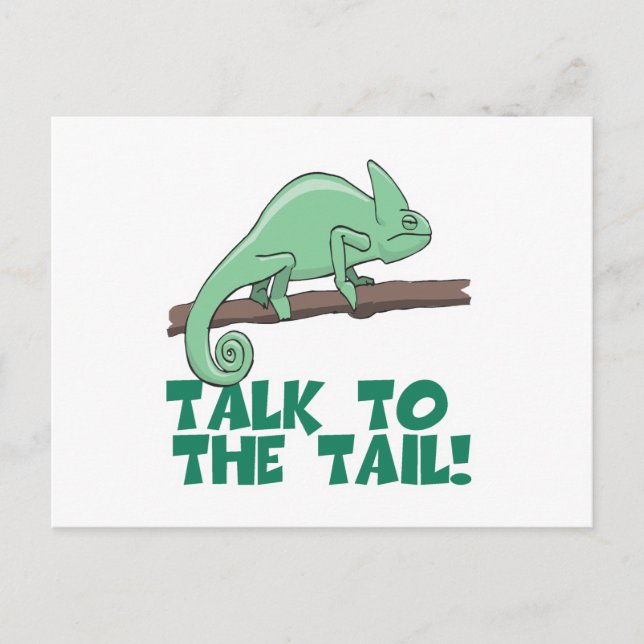 Carte Postale Parlez à Tail Lizzard Iguana (Devant)