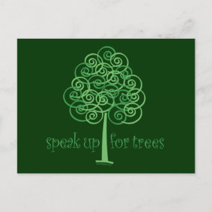 Carte Postale Parlez pour les arbres - Arbre
