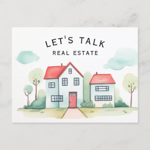 Carte Postale Parlons immobilier Promotional Realty