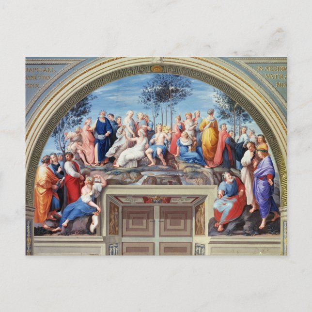 Carte Postale Parnassus et les conflits, de Stanza della S (Devant)