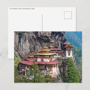 Carte Postale Paro Taktsang : Le monastère du nid de tigre - Bho