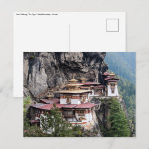 Carte Postale Paro Taktsang : Le monastère du nid de tigre - Bho