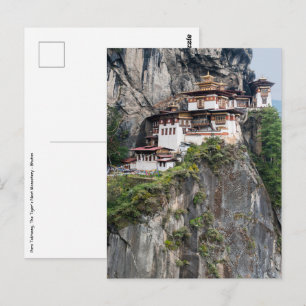 Carte Postale Paro Taktsang : Le monastère du nid de tigre - Bho
