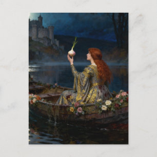 Carte Postale Parodie de la Dame Ridicule de l'Échalote