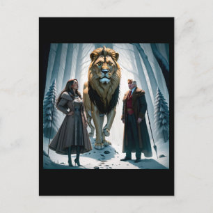 Carte Postale Parodie politique d'un roman chrétien populaire